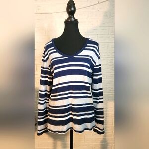Tommy Hilfiger Long-sleeve Top - 100% Cotton - Women's XL